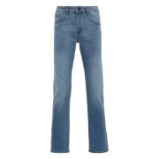 Hugo Boss Slim Fit Light Denim Jeans Blue, Herr