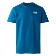 The North Face Röd Box Celebration T-shirt Blue, Herr