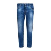 Dsquared2 Blå Bomull Denim Skater Jeans Blue, Herr