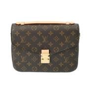 Louis Vuitton Vintage Pre-owned Canvas handvskor Brown, Dam