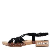 Miu Miu Pre-owned Pre-owned Mocka sandaler Black, Dam