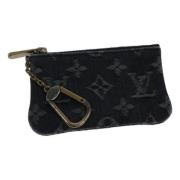 Louis Vuitton Vintage Pre-owned Denim plnbcker Black, Dam