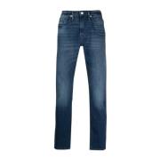 Frame Slim Low Rise Jeans Blue, Herr