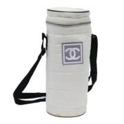 Chanel Vintage Pre-owned Nylon chanel-vskor White, Dam