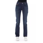 Baldinini Tricolor Ficka Jeans Blue, Dam