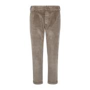 Jacob Cohën Slim Crop Henry Pant i Elephant Grey Beige, Herr