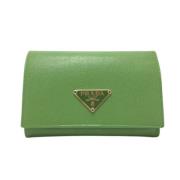 Prada Vintage Pre-owned Laeder plnbcker Green, Dam