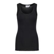 Saint Tropez Mayasz Tank Top Svart Black, Dam