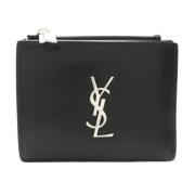 Yves Saint Laurent Vintage Pre-owned Laeder plnbcker Black, Dam