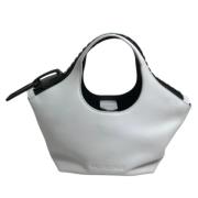 Balenciaga Vintage Pre-owned Laeder handvskor White, Dam