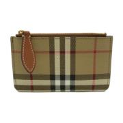 Burberry Vintage Pre-owned Polyester plnbcker Beige, Dam