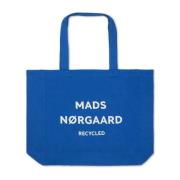 Mads Nørgaard Boutique Athene Dazzling Blue Shopper Väska Blue, Dam