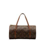 Louis Vuitton Vintage Pre-owned Canvas handvskor Brown, Dam