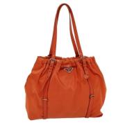 Prada Vintage Pre-owned Nylon totevskor Orange, Dam