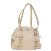 Prada Vintage Pre-owned Laeder prada-vskor Beige, Dam