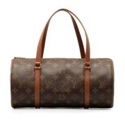 Louis Vuitton Vintage Pre-owned Canvas handvskor Brown, Dam