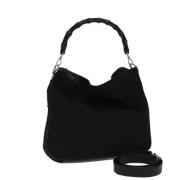 Gucci Vintage Pre-owned Nylon handvskor Black, Dam