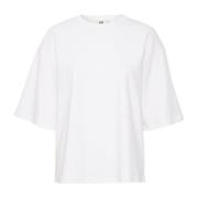 Lounge Nine Ljus Vit Bas T-Shirt White, Dam