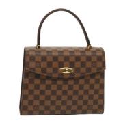 Louis Vuitton Vintage Pre-owned Canvas handvskor Brown, Dam