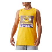 New Era NBA Lag Los Angeles Lakers Grafisk Tank Top T-shirt Yellow, He...