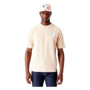 New Era MLB Blommig Grafisk T-shirt Beige, Herr