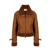 Iceberg Eco Shearling Retro Chic Jacka Beige, Dam