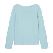 Marc O'Polo Sweater slim Blue, Dam