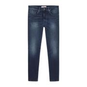 Tommy Jeans Slim Tapered Denim Jeans Blå Blue, Herr