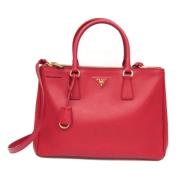 Prada Vintage Pre-owned Tyg prada-vskor Red, Dam