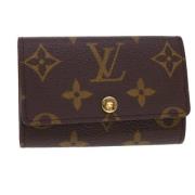 Louis Vuitton Vintage Pre-owned Canvas nyckelhllare Brown, Dam