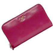 Prada Vintage Pre-owned Laeder plnbcker Pink, Dam