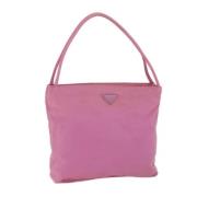 Prada Vintage Pre-owned Nylon prada-vskor Pink, Dam