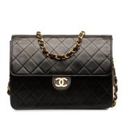 Chanel Vintage Pre-owned Laeder chanel-vskor Black, Dam