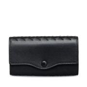 Bottega Veneta Vintage Pre-owned Laeder nyckelhllare Black, Dam