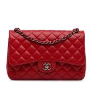 Chanel Vintage Pre-owned Laeder chanel-vskor Red, Dam