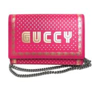 Gucci Vintage Pre-owned Laeder plnbcker Pink, Dam