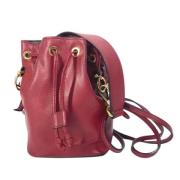 Fendi Vintage Pre-owned Laeder fendi-vskor Red, Dam