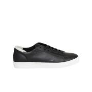 le coq sportif Svarta Läder Låga Sneakers Black, Herr