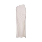 Andrea Adamo Maxi Skirts White, Dam