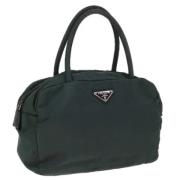 Prada Vintage Pre-owned Nylon prada-vskor Green, Dam