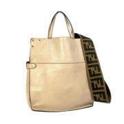 Fendi Vintage Pre-owned Laeder fendi-vskor Beige, Dam