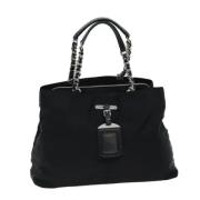 Prada Vintage Pre-owned Nylon totevskor Black, Dam