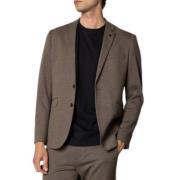 Clean Cut Stretchig Jersey Blazer Brown, Herr