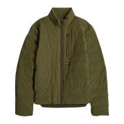 G-star Quiltad Liner Jacka med Dragkedja Green, Herr