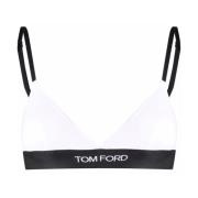 Tom Ford Vit Modal Signature Bra White, Dam