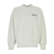 Carhartt Wip Ljusgrå Bomull Stamp Sweatshirt Gray, Herr