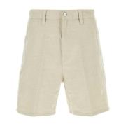 Carhartt Wip Bomullsblandning Knä Short Beige, Herr