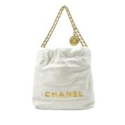 Chanel Vintage Pre-owned Laeder chanel-vskor White, Dam