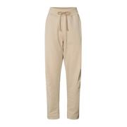 Rabens Saloner Veckade Sweatpants Sevim Ostron Beige, Dam