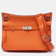 Hermès Vintage Pre-owned Laeder crossbodyvskor Orange, Dam